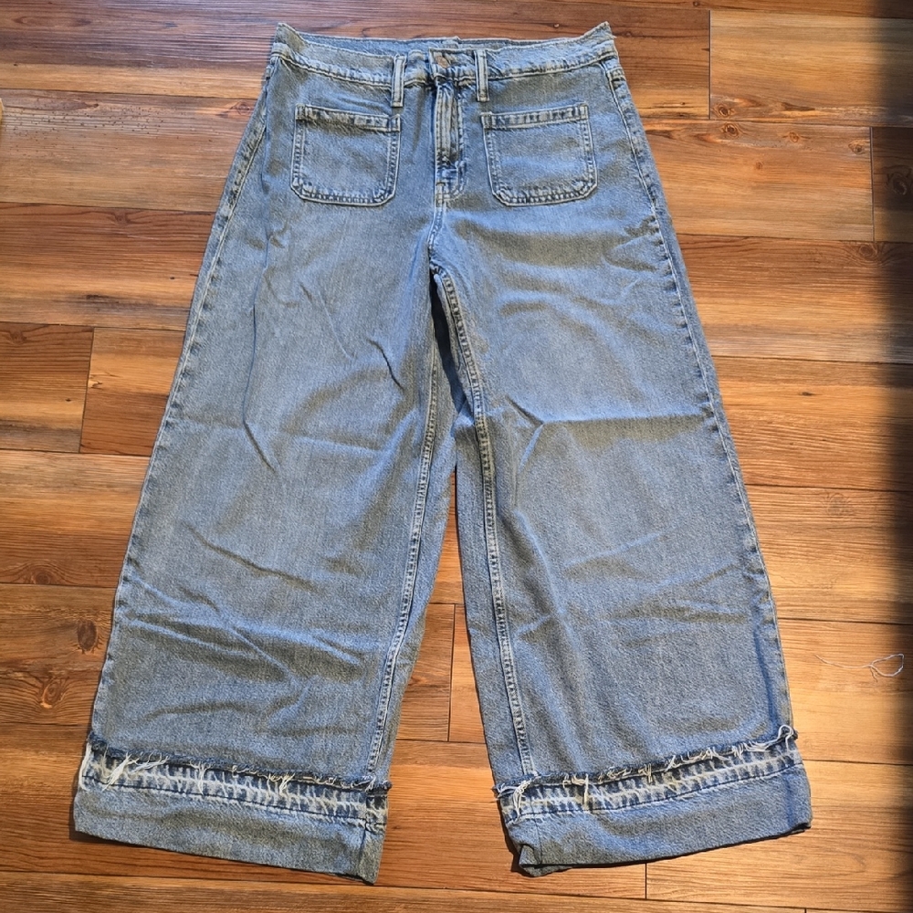 GAP Baggy Midrise Wide-Leg Jeans